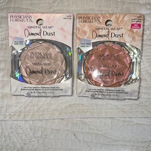 Physicians Formula 2 pack! Diamond dust. NIB